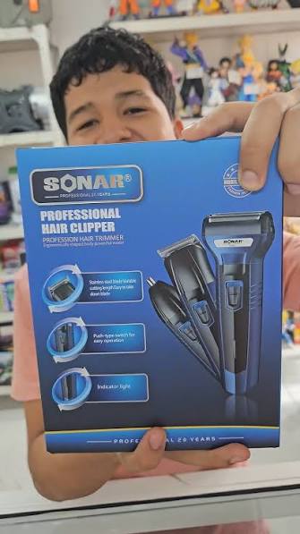 MAQUINA AFEITADORA SONAR 3 EN 1